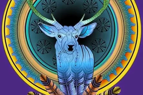 ciervo azul tierras mayas