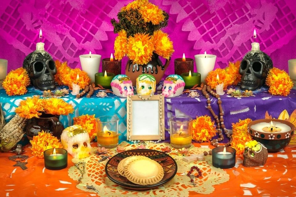 altar de muertos tierras mayas