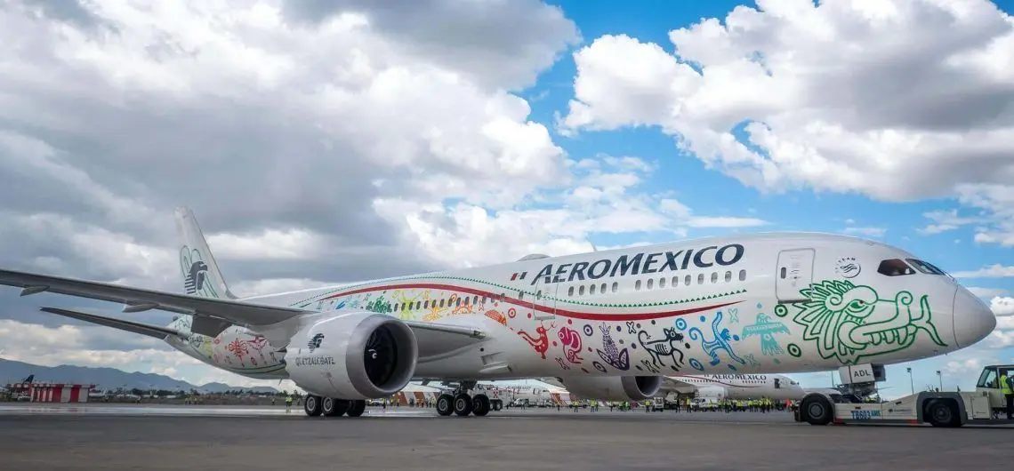 Boeing 787 Dreamliner de Aeroméxico, el avión de los vuelos de Tierras Mayas desde España